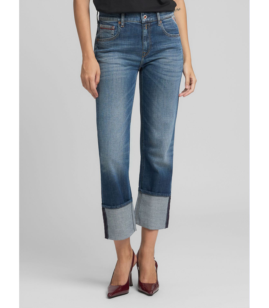 ストレートフィットAKEME コンフォートインディゴデニム 詳細画像 ブルー 2